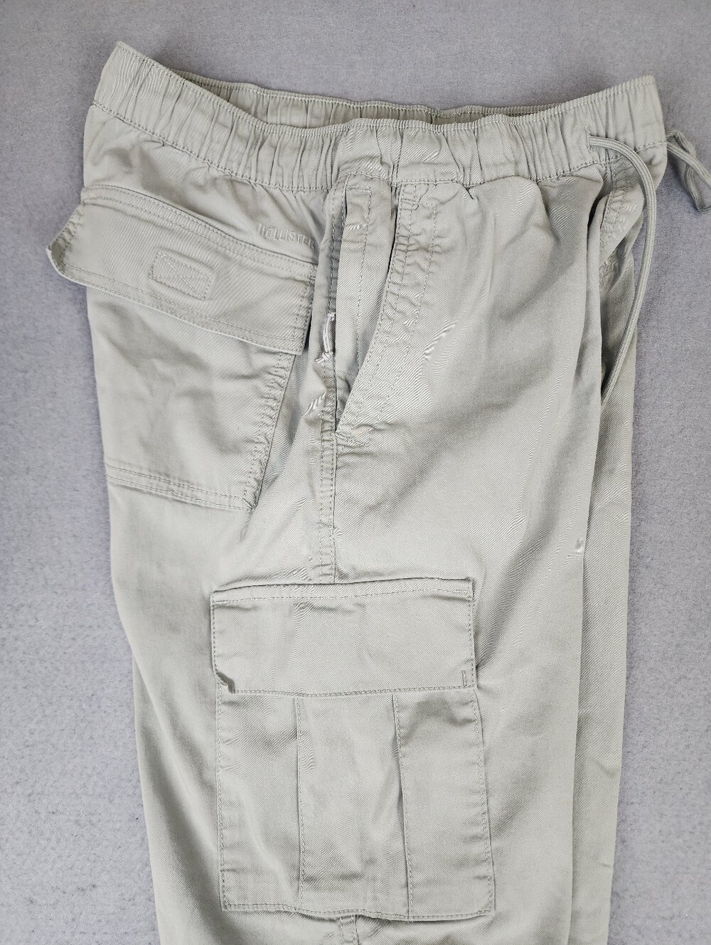Hollister Y2K Parachute Cargo Pants XS Retro Utility Style Pull On Elastic - Picture 7 of 14